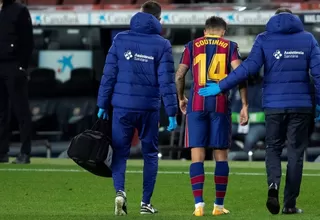 Barcelona: Coutinho sufrió una lesión en el menisco y deberá ser operado