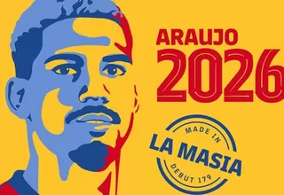 Barcelona anunció que renovó contrato con Ronald Araujo hasta 2026