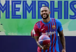 Memphis Depay fue presentado oficialmente como nuevo jugador del Barcelona