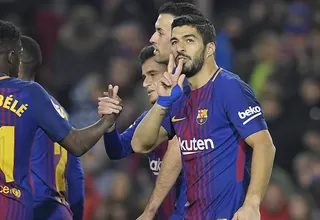 Goleada en el Camp Nou: Barcelona humilló 6-1 al Girona con triplete de Suárez