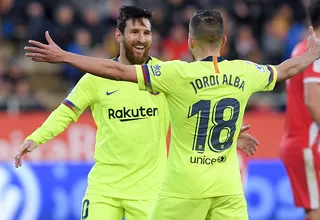Barcelona superó 2-0 al Girona y amplió su diferencia con el Atlético