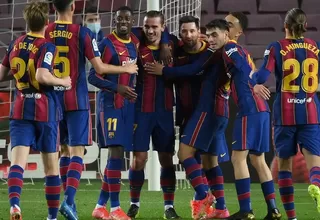 Messi marcó un doblete y Barcelona goleó 4-1 al Huesca por LaLiga