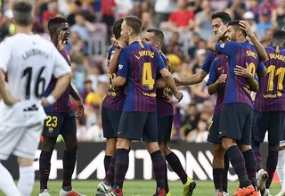 Barcelona goleó 8-2 al Huesca con dobletes de Messi y Luis Suárez