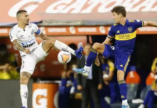 Sin Zambrano, Boca Juniors empató 0-0 ante Santos por la semifinal de ida de la Libertadores