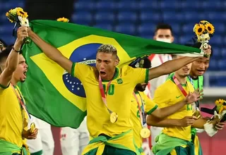 Tokio 2020: Brasil ganó el oro olímpico en fútbol masculino tras vencer 2-1 a España