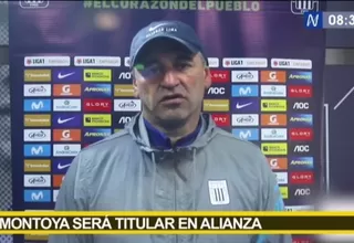 Bustos: Joao Montoya será titular en el partido de hoy de Alianza Lima ante Cusco FC