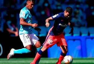Con Renato Tapia, Celta de Vigo cayó 2-1 ante Atlético de Madrid en su debut en LaLiga 2021/22