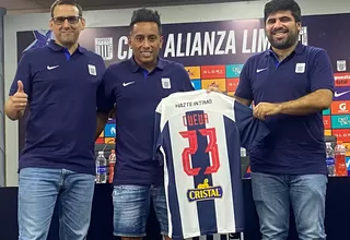Cueva en su presentación en Alianza Lima: "Vengo por el tricampeonato y pelear en la Libertadores"