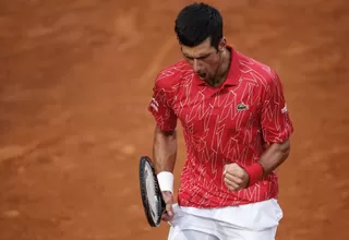 Djokovic logró su quinto título en Roma tras derrotar a Schwartzman