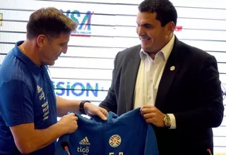 Eduardo Berizzo fue presentado oficialmente como técnico de Paraguay