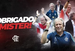 Flamengo anunció la salida del técnico portugués Jorge Jesús