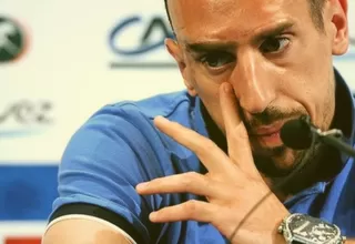Francés Franck Ribery quedó fuera del Mundial por lesión 