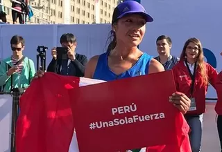 Inés Melchor ganó la Maratón 42K de Santiago de Chile