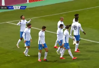 Jeisson Martínez marcó en el triunfo 3-1 del Ararat-Armenia sobre Noah