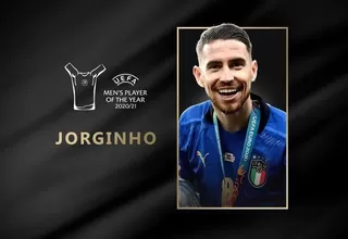 Jorginho, del Chelsea, fue elegido jugador del año de la UEFA