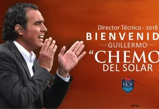 José Guillermo 'Chemo' Del Solar será el técnico de César Vallejo el 2018