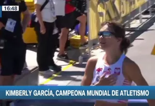 Kimberly García se convirtió en campeona mundial de atletismo