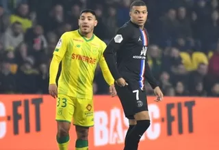 Percy Prado y Cristian Benavente presentes en caída del Nantes ante PSG