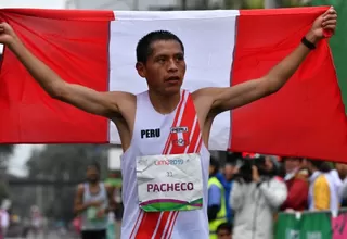 Lima 2019: Christian Pacheco se colgó la medalla de oro en la Maratón masculina