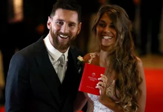 Lionel Messi se casó con Antonela Roccuzzo en Rosario
