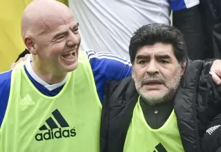 Maradona criticó a Infantino: "Dijo que iba a cambiar la FIFA y fue lo contrario"