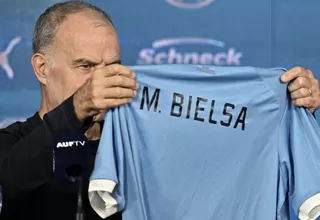 Marcelo Bielsa fue presentado como entrenador de Uruguay