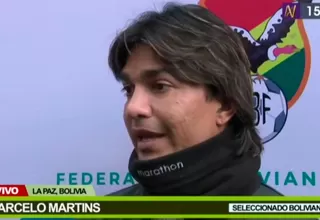 Marcelo Martins: Estamos analizando los videos de Perú para ver cómo podemos hacerles daño