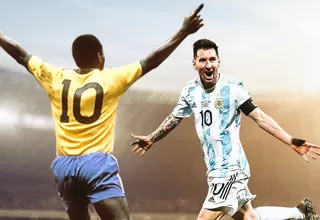  Pelé felicitó a Messi por superar su récord como máximo goleador sudamericano 