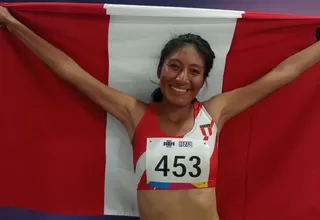 Sofía Mamani ganó en los 10 000m y le dio a Perú su primer oro en los Panamericanos Junior