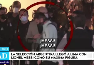 Perú vs. Argentina: Lionel Messi llegó a la cabeza de la selección albiceleste a Lima