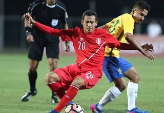 Perú fue goleado 3-0 por Brasil en su debut en el Sudamericano Sub 17