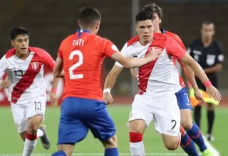 Perú cayó 3-2 ante Chile por el hexagonal final del Sudamericano Sub 17