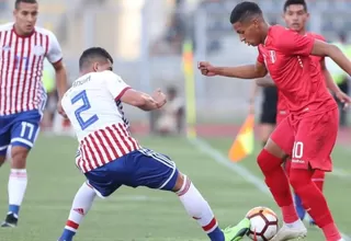 Perú cayó 1-0 ante Paraguay por el grupo B del Sudamericano Sub 20