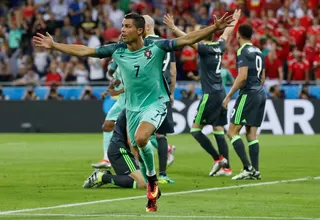 Portugal y Cristiano a la final de la Euro tras derrotar 2-0 a Gales