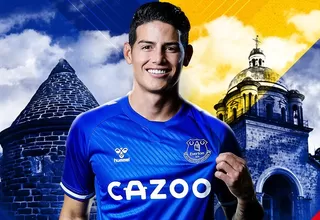 Everton anunció el fichaje del colombiano James Rodríguez