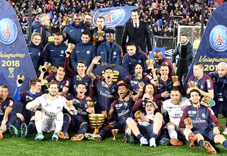PSG ganó su quinta Copa de la Liga de Francia consecutiva al golear al Mónaco
