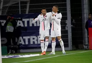 PSG superó 6-1 al Clermont con tripletes de Neymar y Kylian Mbappé