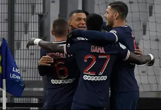 PSG superó 2-0 al Marsella con goles de Kylian Mbappé y Mauro Icardi