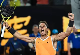 Rafael Nadal se clasificó para la final del Abierto de Australia