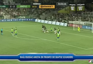 Raúl Ruidíaz anotó un soberbio golazo de tiro libre con el Seattle Sounders en la MLS