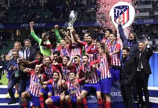 Atlético venció 4-2 al Real Madrid y ganó la Supercopa de Europa