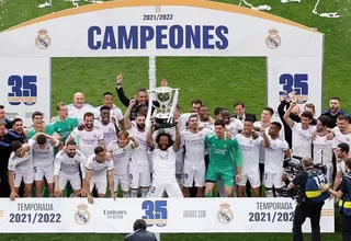 Real Madrid venció 4-0 al Espanyol y se coronó campeón de España