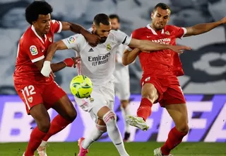Real Madrid igualó 2-2 con Sevilla y el Atlético sigue en la cima de LaLiga