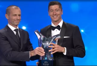 Robert Lewandowski ganó el premio UEFA al mejor jugador de la temporada 2019/20