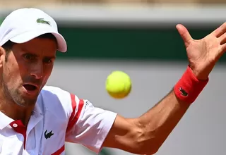 Roland Garros: Djokovic clasificó a cuartos de final tras abandono de Musetti