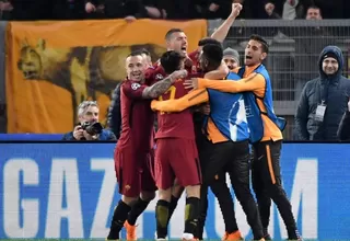 Roma derrotó 1-0 Shakhtar Donetsk y logró su pase a cuartos de Champions 