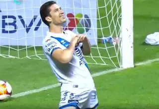 Santiago Ormeño marcó con Puebla su octavo gol en el Guard1anes 2021