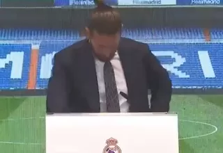 Sergio Ramos se despidió entre lágrimas del Real Madrid