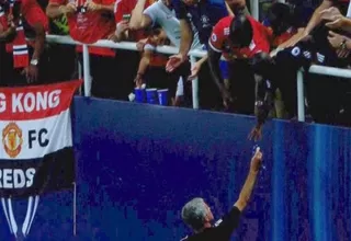 Supercopa de Europa: Mourinho regaló su medalla a un niño de la tribuna