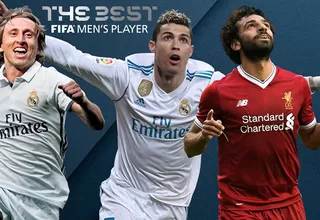 The Best: Cristiano, Modric y Salah finalistas al premio mejor futbolista del año